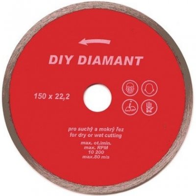 Diy Diamantový kotouč celoobvodový 125 mm 60125100 – Zboží Mobilmania