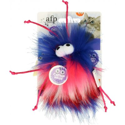 AFP Hračka pro kočky Furry Ball chlupáč se šantou 15cm – Zboží Mobilmania