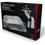 Berlingerhaus Servírovací mísa s tácem nerez sklo 3 l BH-1386 – Zboží Dáma