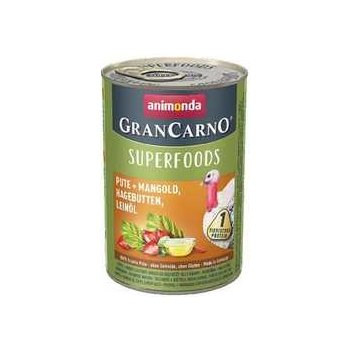 Animonda Gran Carno Superfoods krůta mangold šípky lněný olej 400 g
