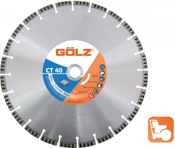 Gölz CT40 diamantový kotouč – pro řezače spár do 11 kW Velikost: 450