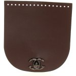 Koženková klopa čokoládová – Zboží Mobilmania