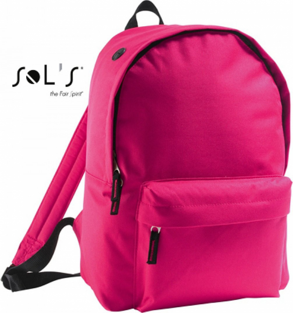 Sol\'s Bags rider s přední kapsou růžová fuchsiová 15 l