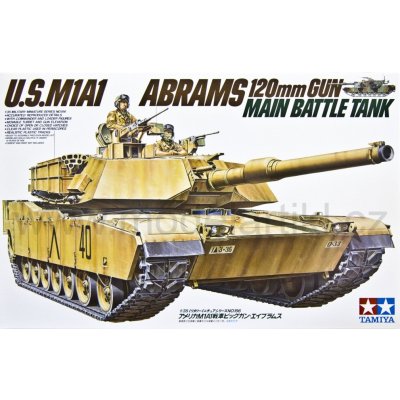 Tamiya U.S. M1A1 Abrams 120mm Gun Main Battle Tank 1:35