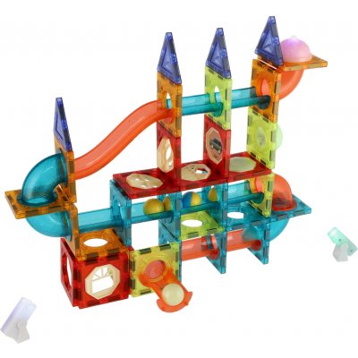 Teddies Kuličková dráha magnetická 110ks – Zboží Živě