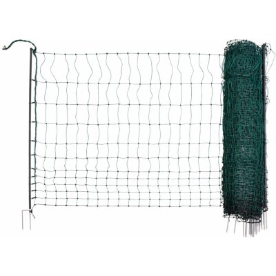 Síť premium nevodivá pro drůbež 122 cm, 50 m, zelená - 2 hroty – Sleviste.cz