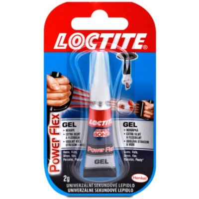 Vteřinové gelové lepidlo Loctite Power flex, 2 g – Sleviste.cz