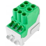 Eleman Blok pro rozdělení fází UVB 100 PE, 1pól., 101A, 1000V, zelený – Zboží Mobilmania