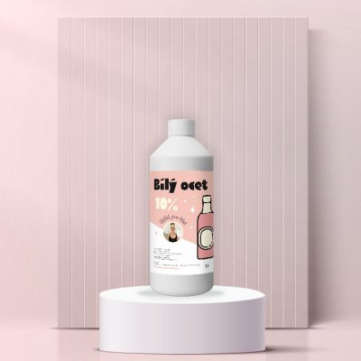 Úklid pro klid Bílý ocet 10% 1 l – Zboží Dáma