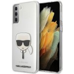 Pouzdro Karl Lagerfeld Samsung Galaxy S21 PLUS 5G čiré Karl`s head – Zboží Živě