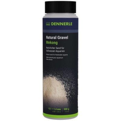 Dennerle přírodní štěrk Mekong 0,1-1,4 mm 0,5 kg – Zboží Dáma