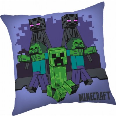 Jerry Fabrics Polštář Minecraft Mobs coming for you 40x40 – Zbozi.Blesk.cz