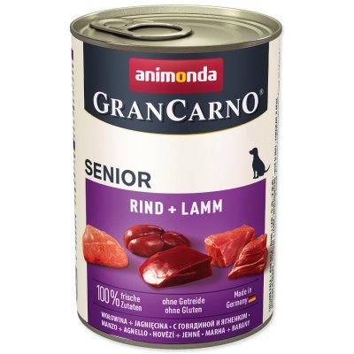 Animonda GranCarno Senior hovězí a jehně 12 x 800 g – Hledejceny.cz