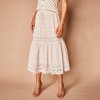 Dámská sukně Blancheporte krajková midi sukně s macramé