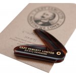 Captain Fawcett skládací hřeben na vousy 11 cm – Zboží Dáma