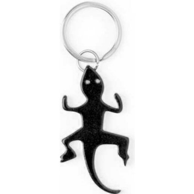 Euro Habitat Klíčenka otvírák, ještěrka, černá – Zboží Mobilmania