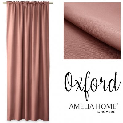 Závěs AmeliaHome Oxford IIII růžový, velikost 140x250 – Zboží Mobilmania
