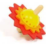 Goki Dřevěná káča červeno-modrá – Sleviste.cz