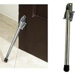 Manutan Zarážka dveřní, vratová, pružná, s gumovou koncovkou – Zboží Dáma