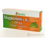 Naturica Magnezium + B6 + Ginkgo + vit.E 30 tablet – Hledejceny.cz