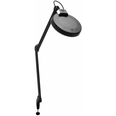 NANI stolní LED lampa s lupou 24 W Black 0494/4 – Zboží Dáma