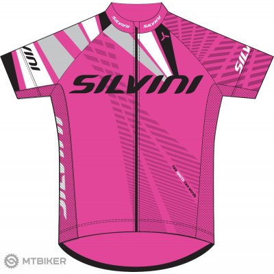 Silvini Team CD1435 krátký rukáv pink/cloud dětský