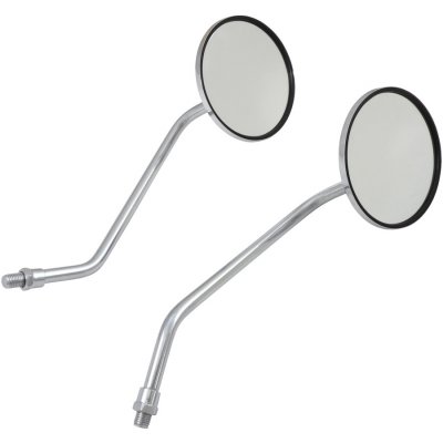 Zrcátka, sada L+P , CHROM (JAWA) - JAWA 350 OHC | Zboží Auto