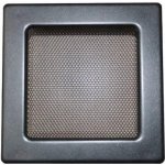 HACO Krbová mřížka s rámečkem a síťkou LKM 170 x 170 mm grafitový lak 0720 – Hledejceny.cz