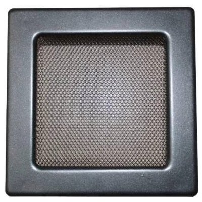 HACO Krbová mřížka s rámečkem a síťkou LKM 170 x 170 mm grafitový lak 0720 – Hledejceny.cz