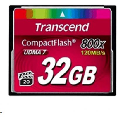 Transcend CompactFlash 32 GB Premium TS32GCF800 – Zbozi.Blesk.cz