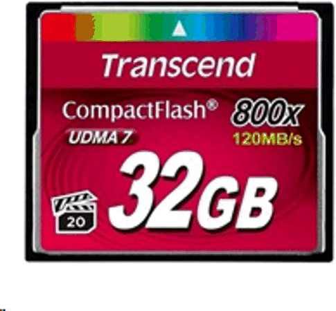 Transcend CompactFlash 32 GB Premium TS32GCF800