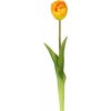Květina Tulipán oranžový 43 cm