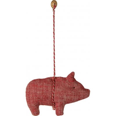 Vánoční textilní ozdoba Christmas Pig Red Maileg – Hledejceny.cz