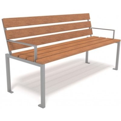 HTI Lavička Base KA-K1114 150 cm černá komaxit RAL 9005 – Hledejceny.cz