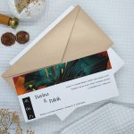 Svatební oznámení DL č. 5 Tropical – Hledejceny.cz