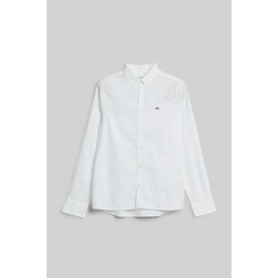 Gant Shield Oxford Bd Shirt bílá – Zboží Mobilmania