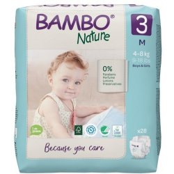 Bambo Nature 3 4-8 kg 28 ks