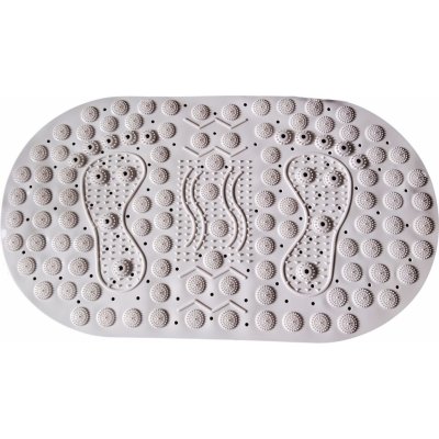 Modom Masážní protiskluzová podložka do koupelny s magnety béžová 70 x 39 cm – Sleviste.cz