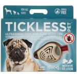 Tickless pet Ultrazvukový odpuzovač klíšťat a blech pro psy barvy beige 1 kus – Zboží Dáma