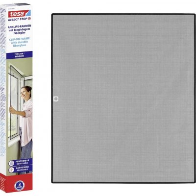 Tesa INSECT STOP CLIP-ON 55360-00001-00 síť proti hmyzu 120 x 140 cm antracit 1 ks – Sleviste.cz