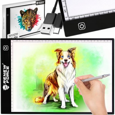 Renew Force KRESLICÍ DESKA PRO SKICOVÁNÍ KRESLENÍ VELKÁ A3 – Zboží Mobilmania