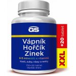 GS Vápník hořčík zinek 130+20 kapslí – Hledejceny.cz