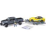 Bruder 2504 Terénní auto RAM přepravník závodní auto řidič – Zboží Dáma