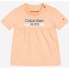Calvin Klein Jeans holčičí šaty oranžové