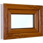 SkladOken.cz Okno sklopné 60x42 cm bílá zlatý dub – Sleviste.cz