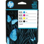 HP 934 originální inkoustová kazeta černá, azurová, purpurová, žlutá 6ZC72AE – Hledejceny.cz