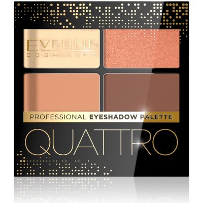 Eveline Cosmetics Quattro paletka očních stínů 01 3,2 g – Zboží Dáma