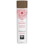 Shiatsu warming hřejivý koriand & santalové dřevo Masážní olej 100 ml – Zboží Dáma