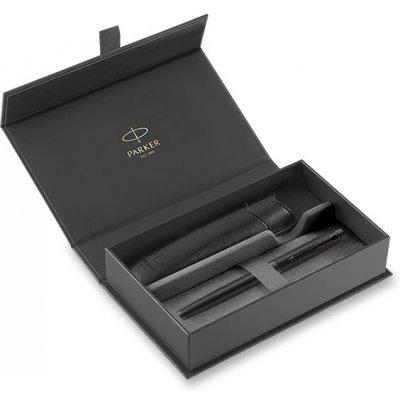 Parker IM Achromatic Black BT roller dárková sada s pouzdrem 1502/3497743 – Zboží Živě