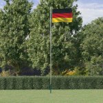 zahrada-XL Vlajka Německa a stožár 6,23 m hliník – Hledejceny.cz